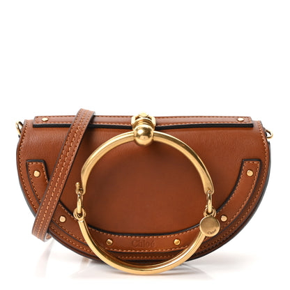 Chloe Calfskin Small Nile Bracelet Minaudiere Bag Caramel 1 of 10