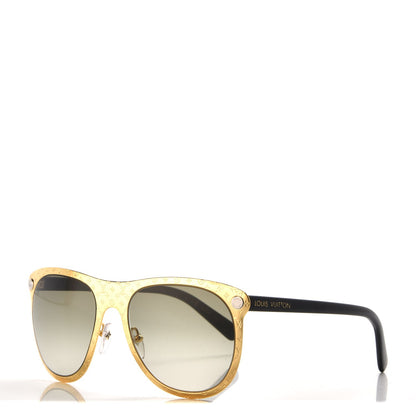 Louis Vuitton Vertigo Z0892U Sunglasses Gold 1 of 8