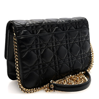 Christian Dior Lambskin Cannage Medium Miss Dior Flap Black 3 of 9