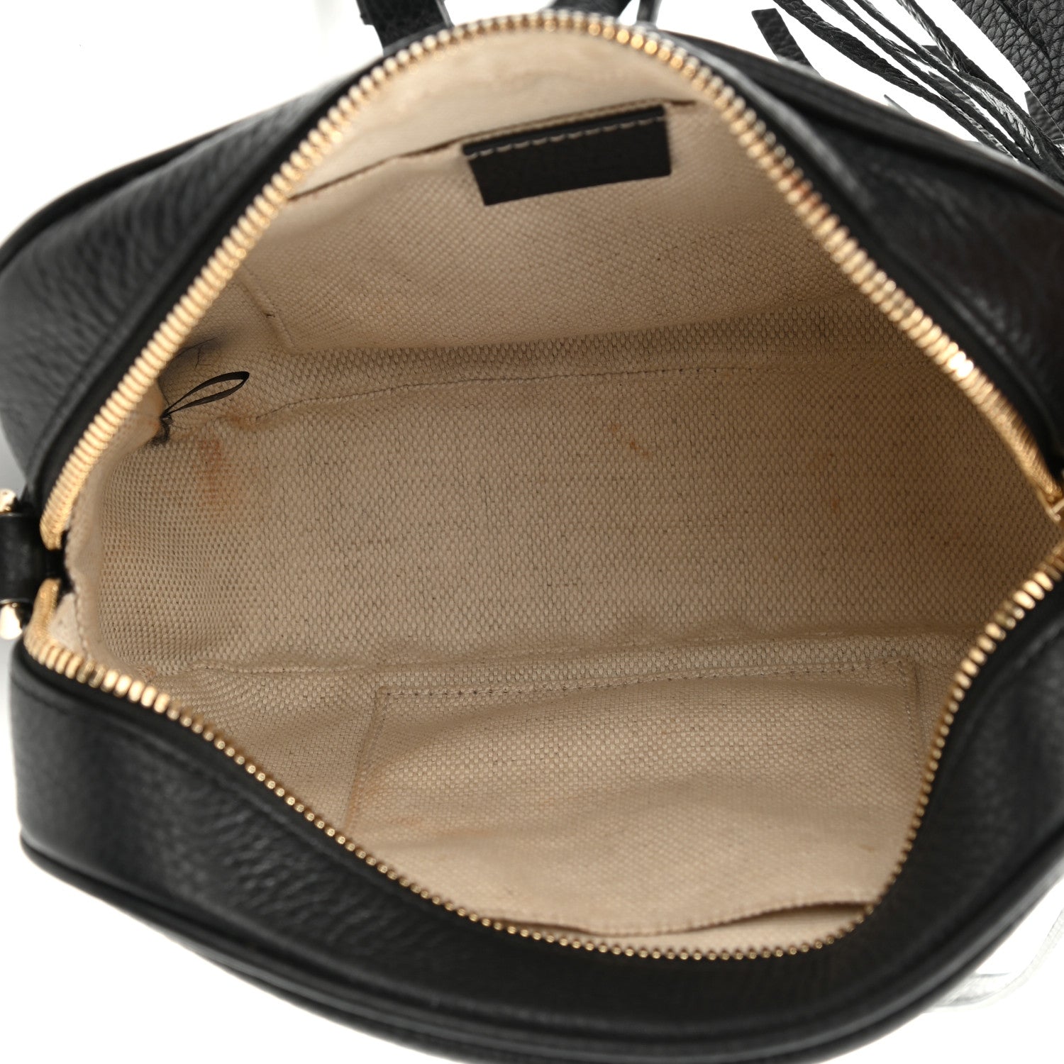 Gucci Pebbled Calfskin Small Soho Disco Bag Black 5 of 11