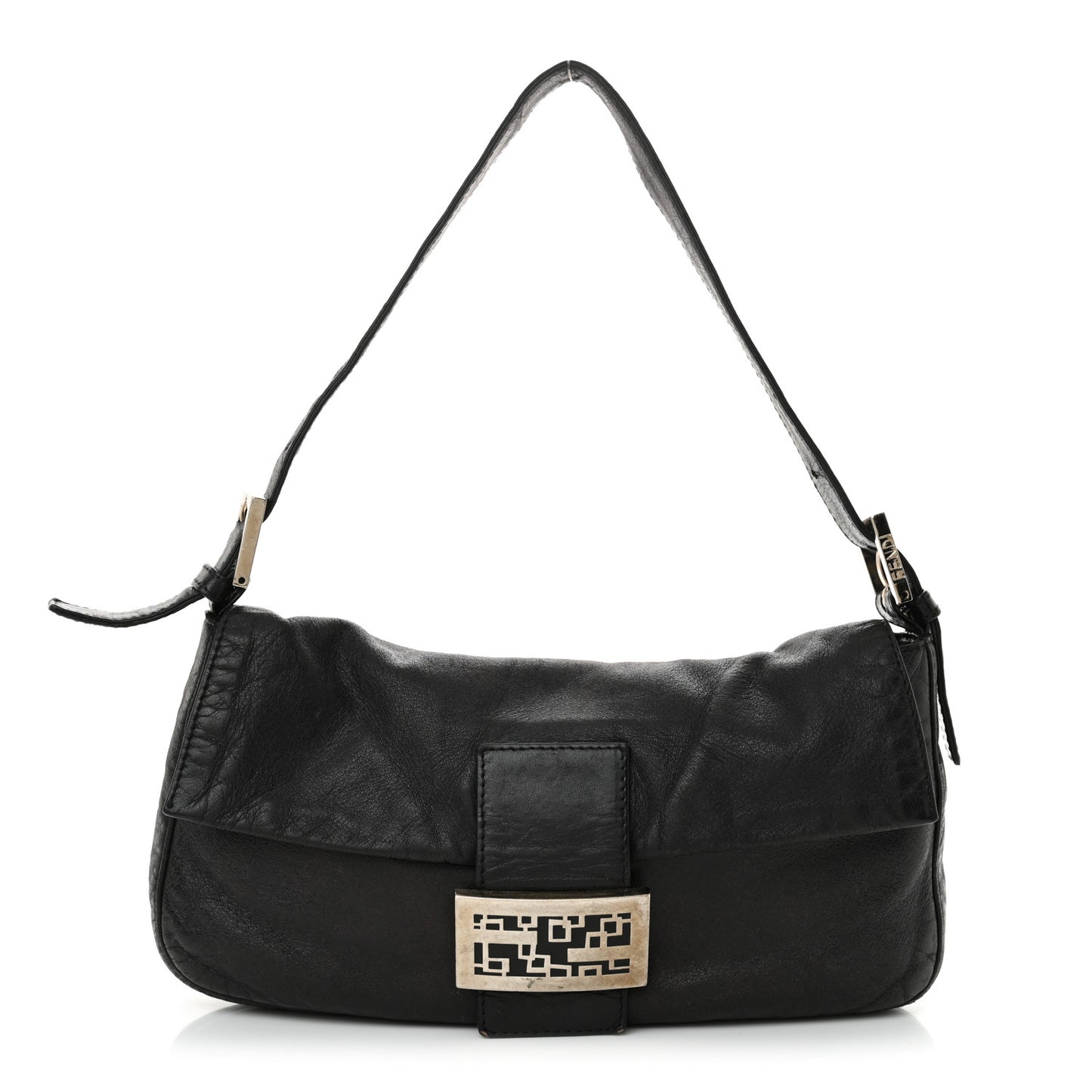 Calfskin Baguette Black