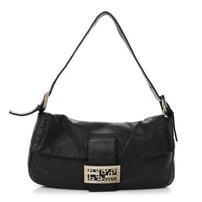 Fendi Calfskin Baguette Black 1 of 14