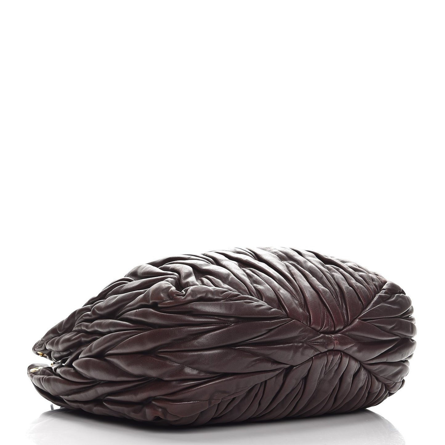 Nappa Matelasse Shopping Tote Brown
