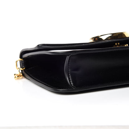 Chloe Calfskin Suede C Clutch With Chain Black 5 of 9