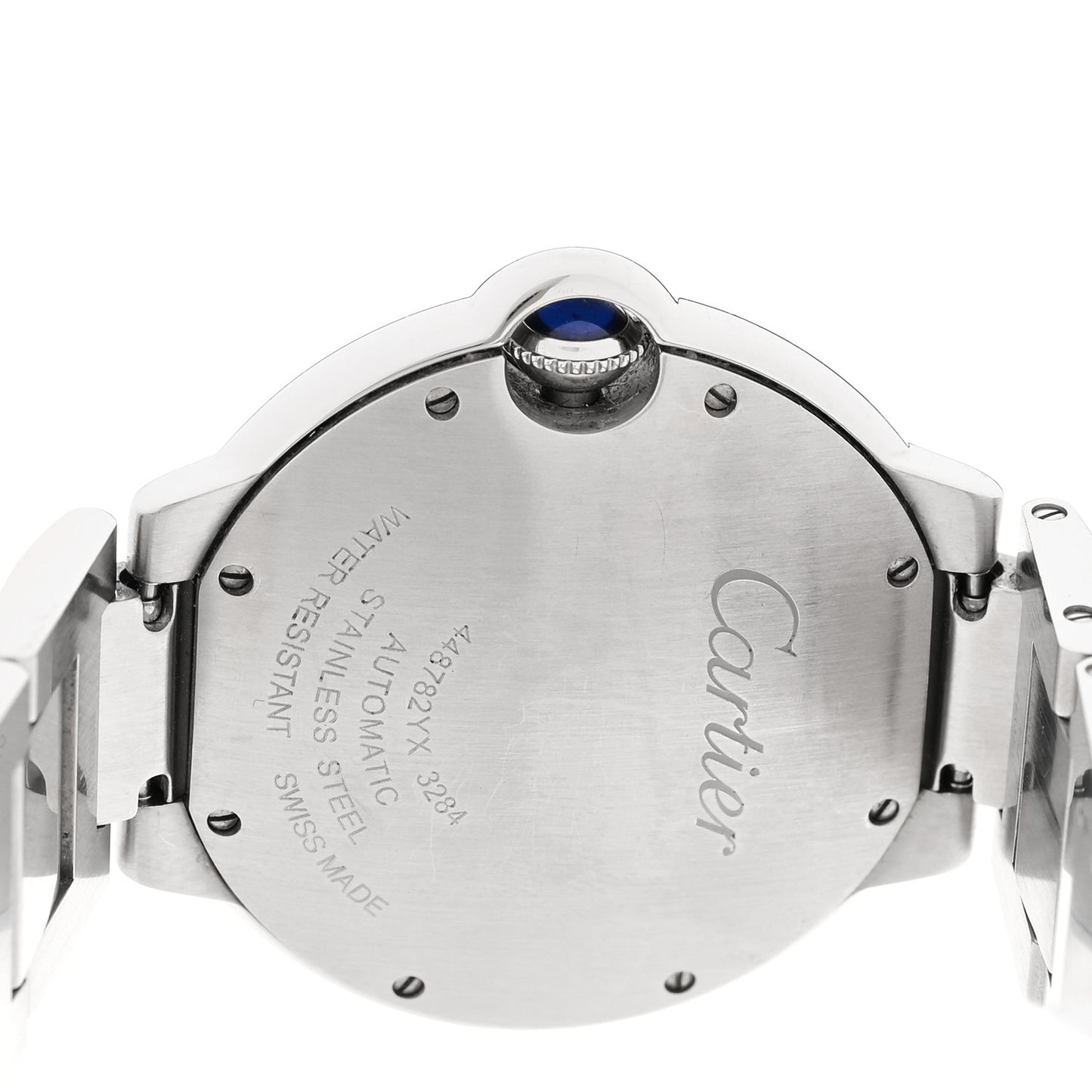 Stainless Steel Diamond Bezel 36mm Ballon Bleu De Cartier Automatic Watch