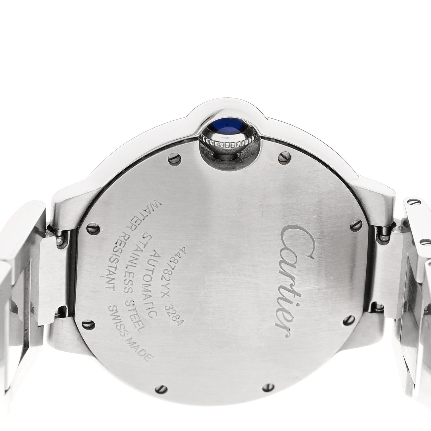 Cartier Stainless Steel Diamond Bezel 36mm Ballon Bleu De Cartier Automatic Watch 4 of 5
