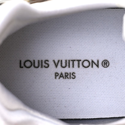Louis Vuitton Monogram Calfskin Run 55 Sneakers 38 White 9 of 10