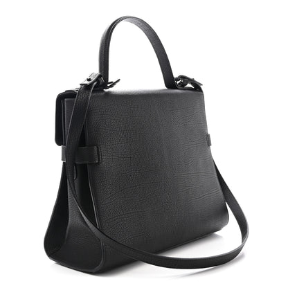 Delvaux Crispy Calfskin GM Tempete Satchel Black 3 of 10
