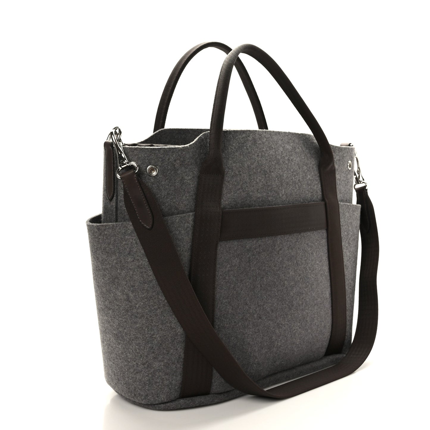 Felt Sac De Pansage Groom Bag Acier