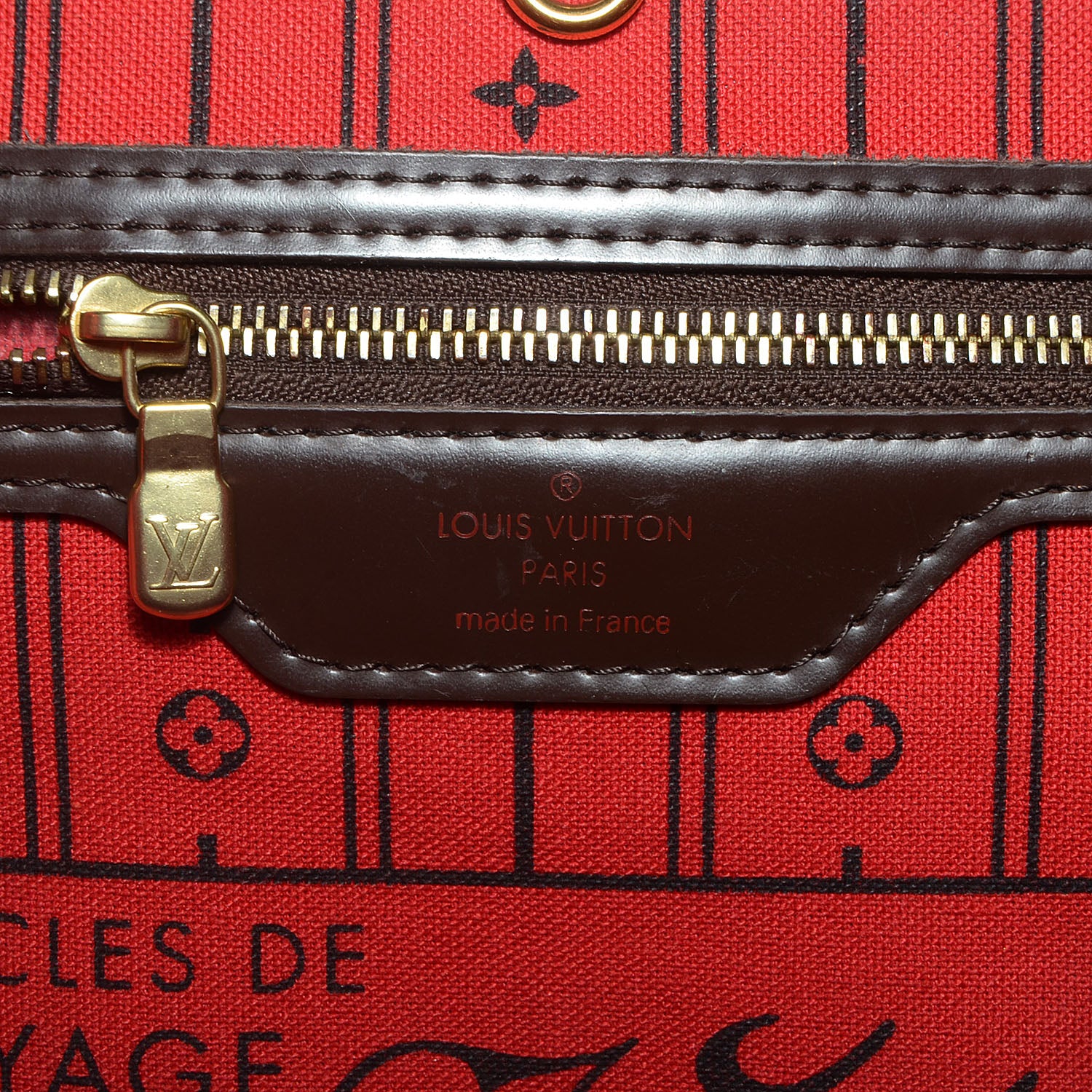 Louis Vuitton Damier Ebene Neverfull GM 6 of 7