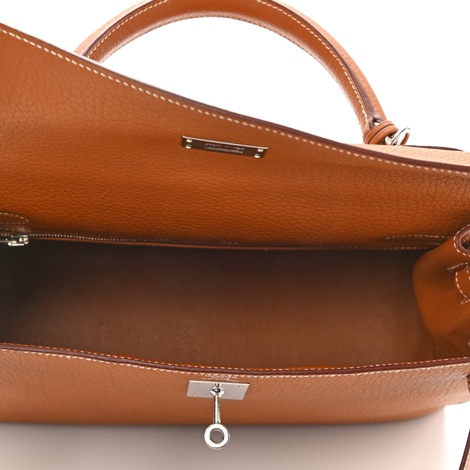 Hermes Fjord Sellier Kelly 32 Gold 5 of 10