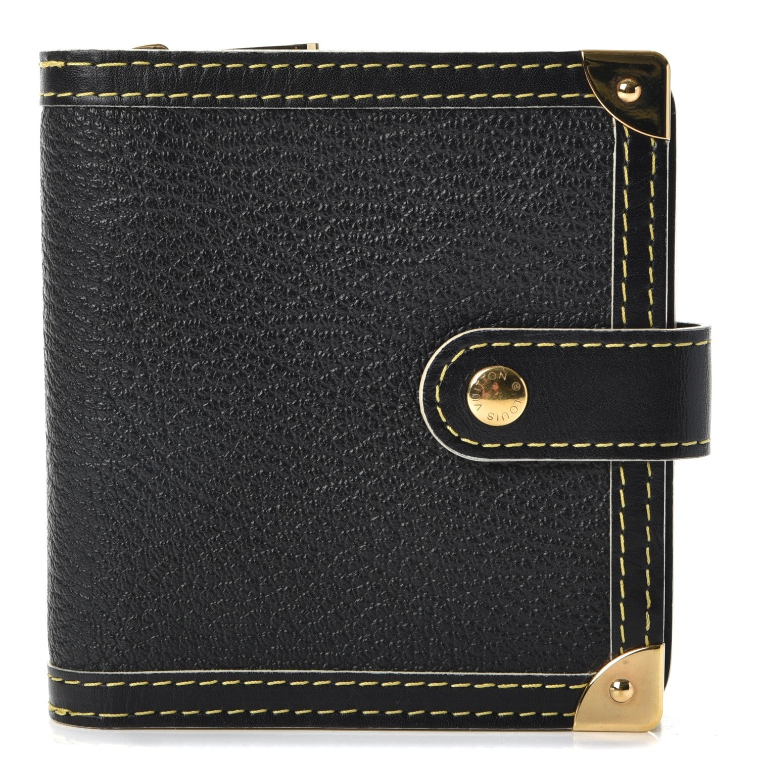 Louis Vuitton Suhali Compact Zipped Wallet Black 1 of 10