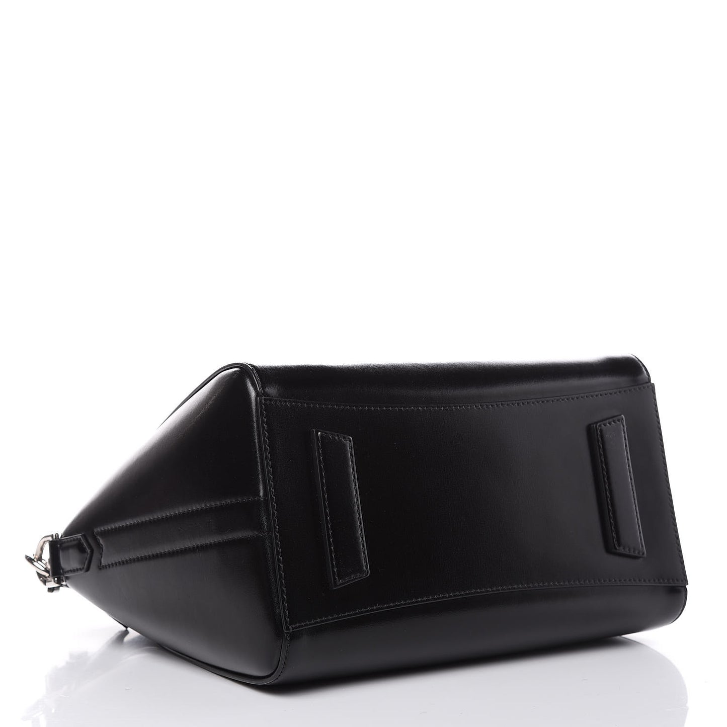 Shiny Lord Calfskin Small Antigona Black