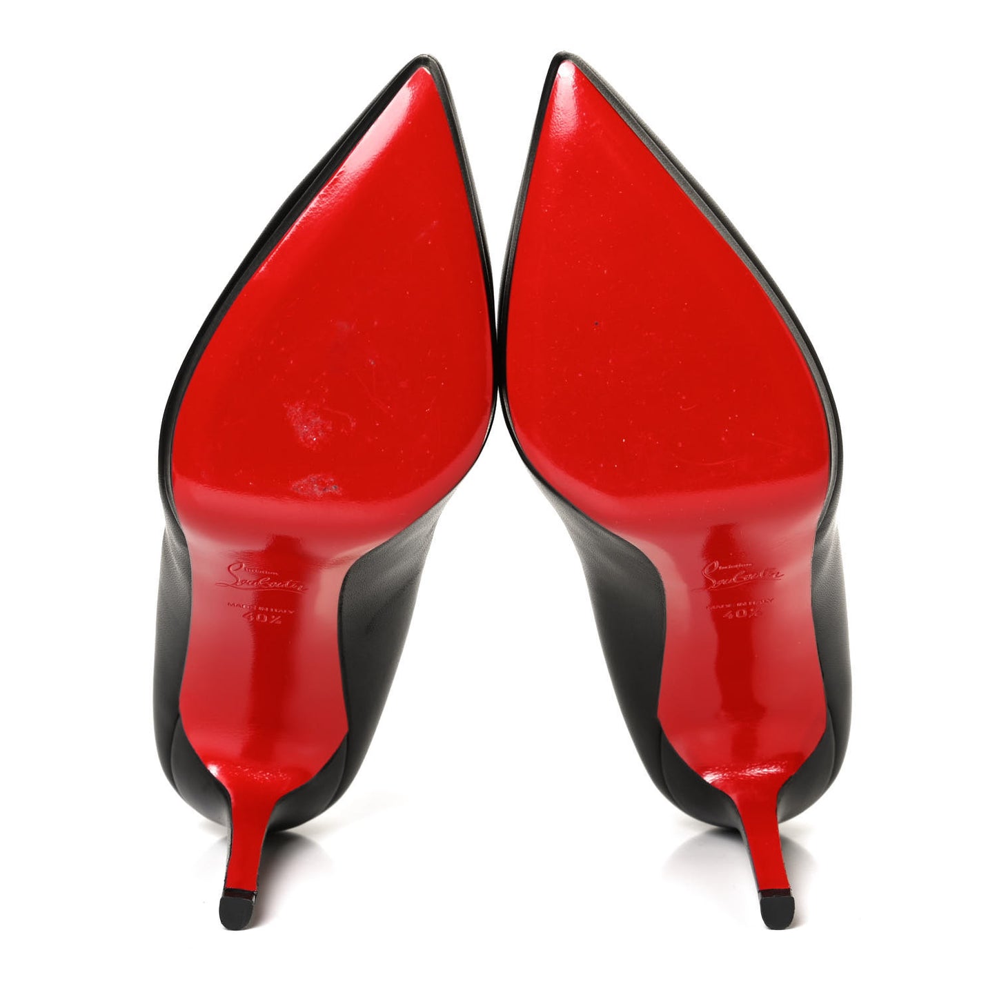 Shiny Nappa Pigalle Plato 100 Pumps 40.5 Black