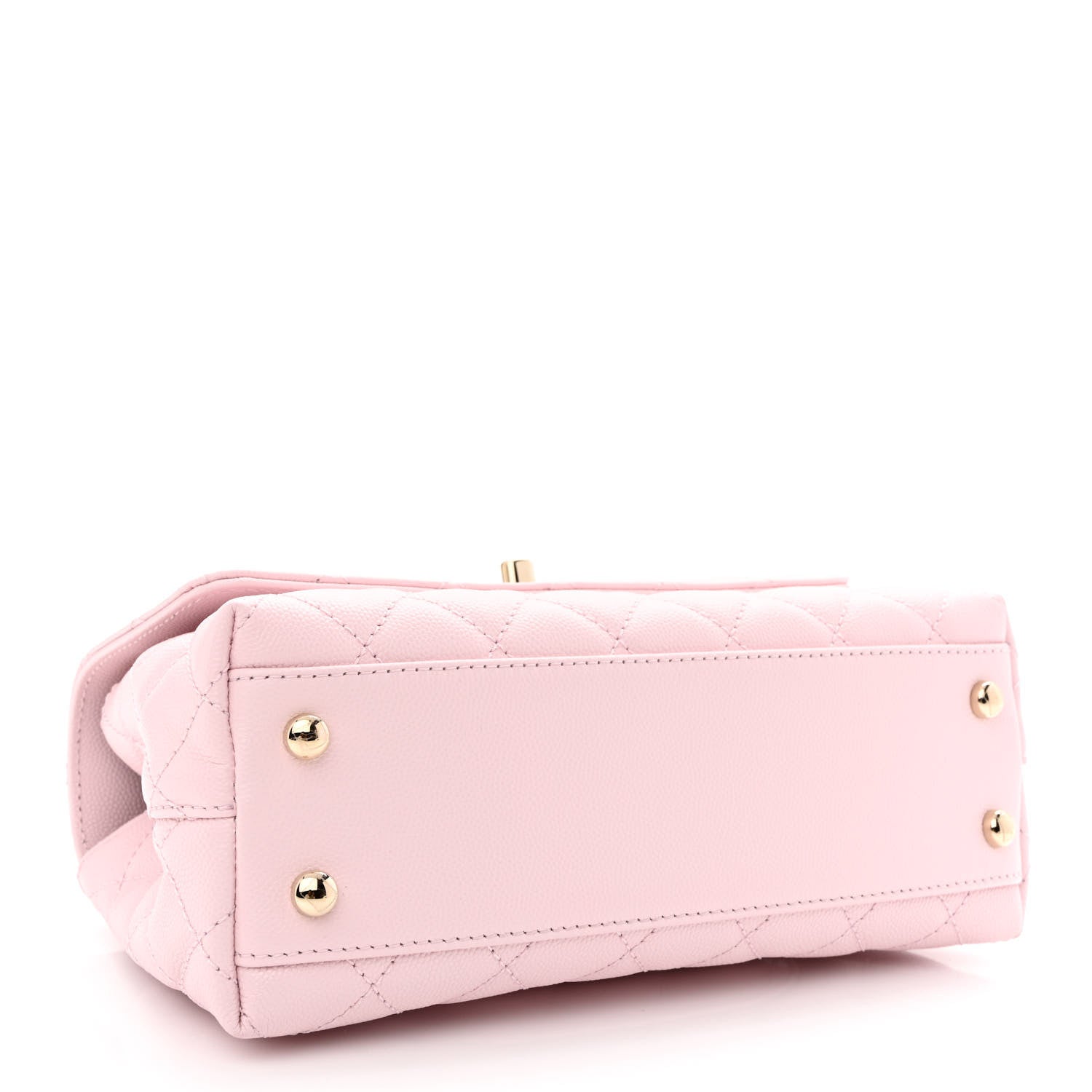 Chanel Caviar Quilted Mini Coco Handle Flap Light Pink 4 of 11