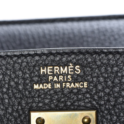 Hermes Ardennes HAC Travel Birkin 50 Black 8 of 31