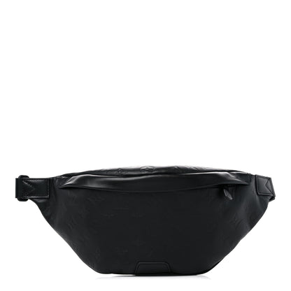 Louis Vuitton Calfskin Monogram Shadow Discovery Bumbag Black 1 of 11