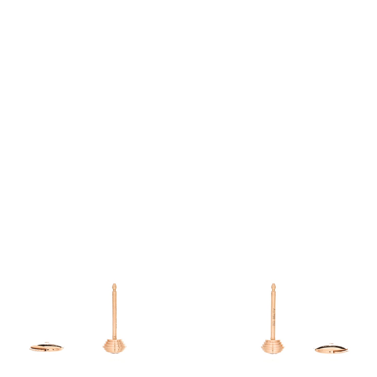 18K Pink Gold Diamond XS D'Amour Earrings