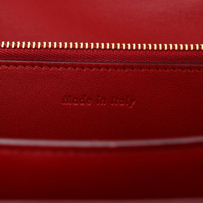 Celine Box Calfskin Medium Classic Box Flap Bag Red 7 of 11