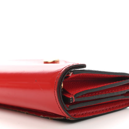 Louis Vuitton Damier Ebene Zoe Wallet Coquelicot 16 of 17