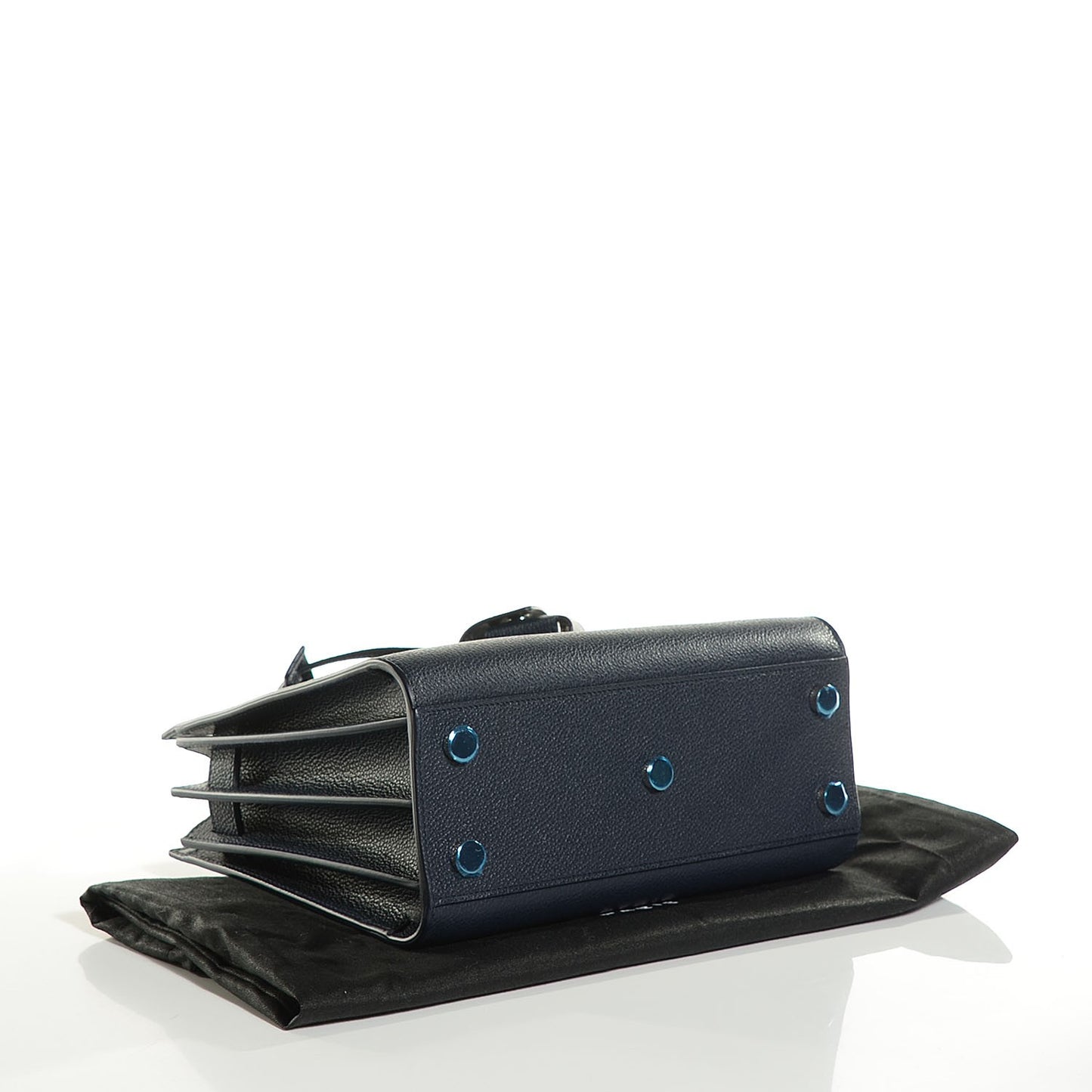 Calfskin Nano Sac De Jour Marine