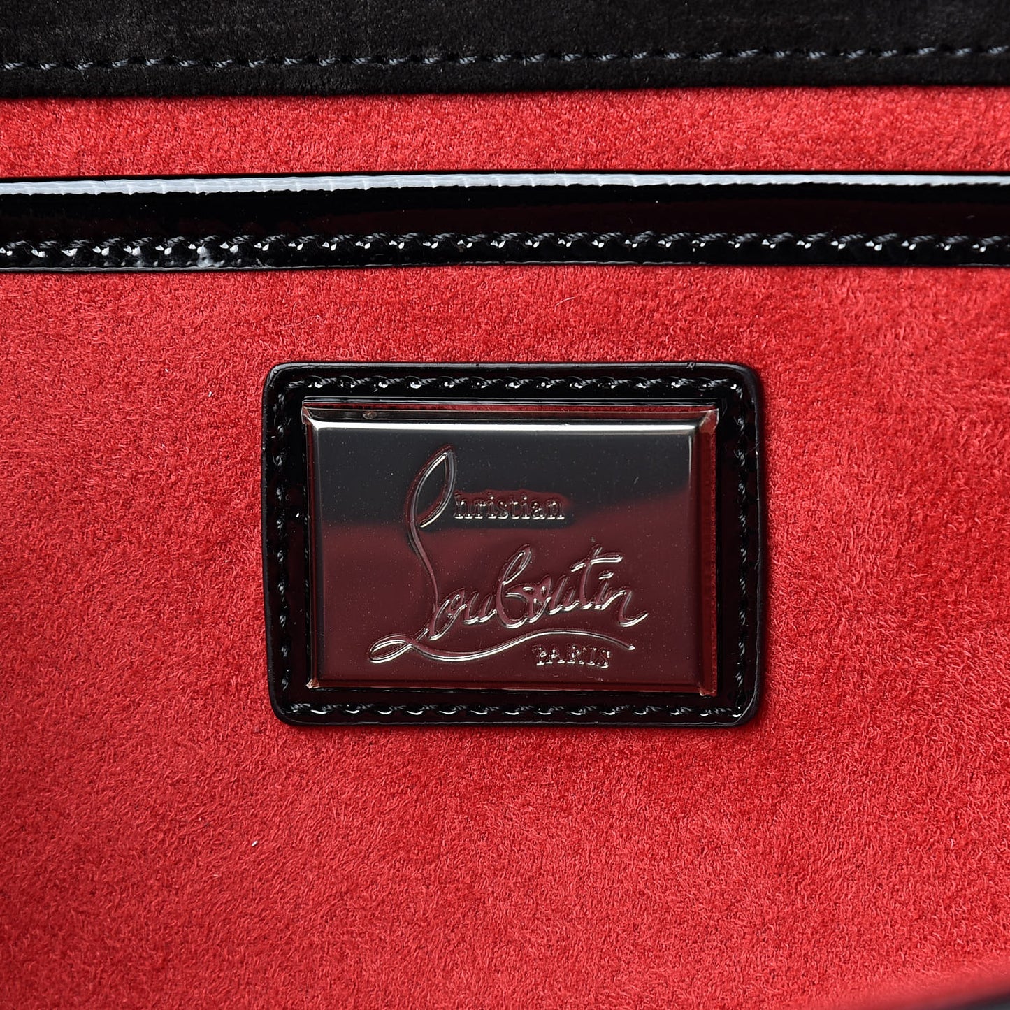Patent So Kate Baguette Clutch Black