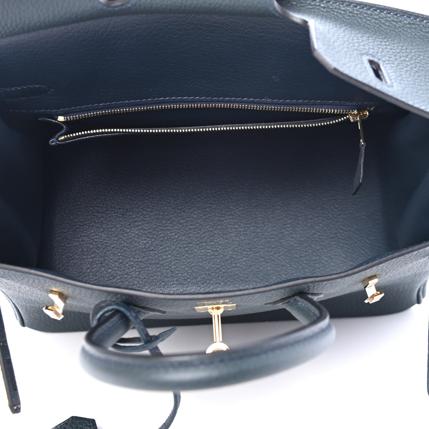 Hermes Togo Birkin 25 Vert Rousseau 4 of 8