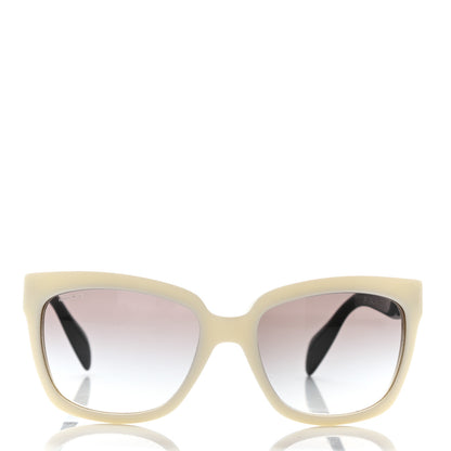 Prada Sunglasses SPR 07P Black White 2 of 7