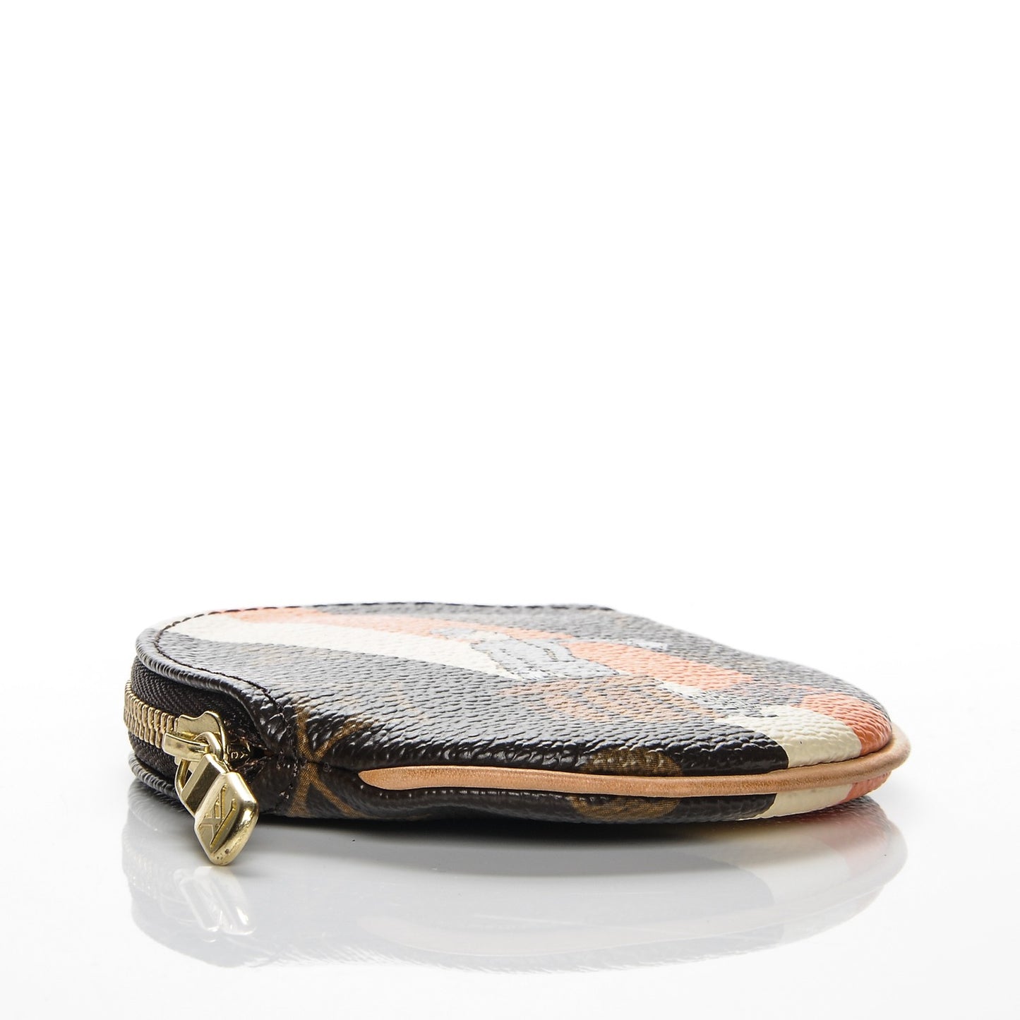 Monogram Groom Round Coin Purse