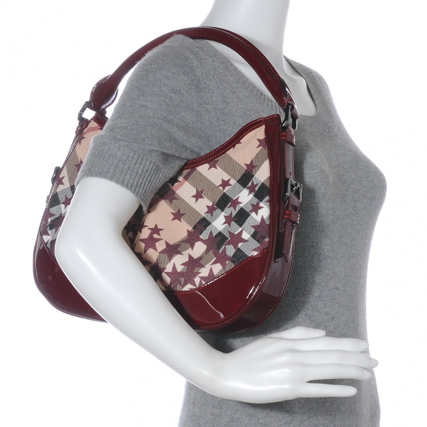 Patent Supernova Check Stars Small Hernville Hobo Berry Red