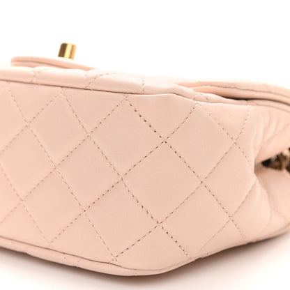 Chanel Lambskin Quilted Mini Pearl Crush Flap Light Beige 10 of 11