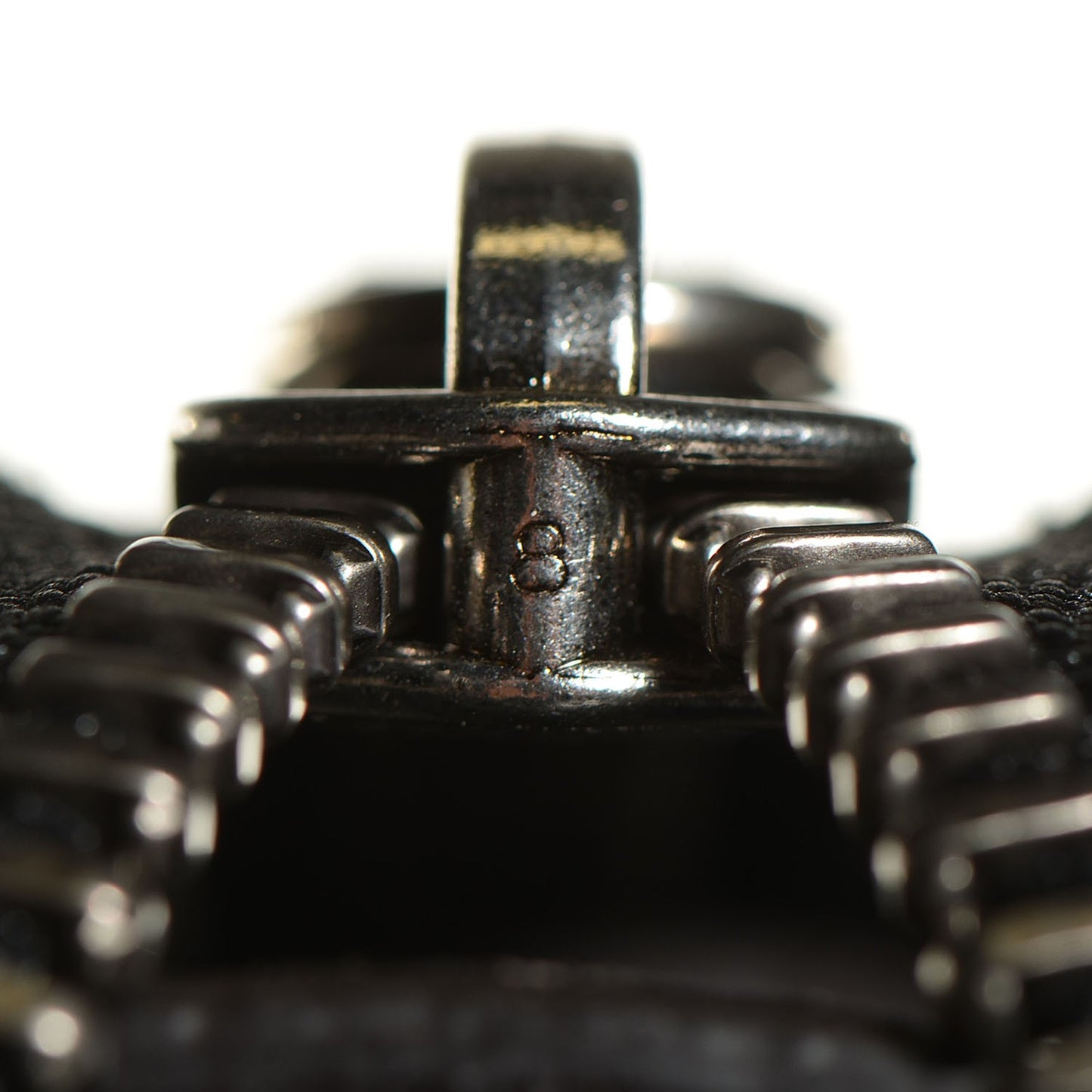 Drummed Calfskin Micro Luggage Black