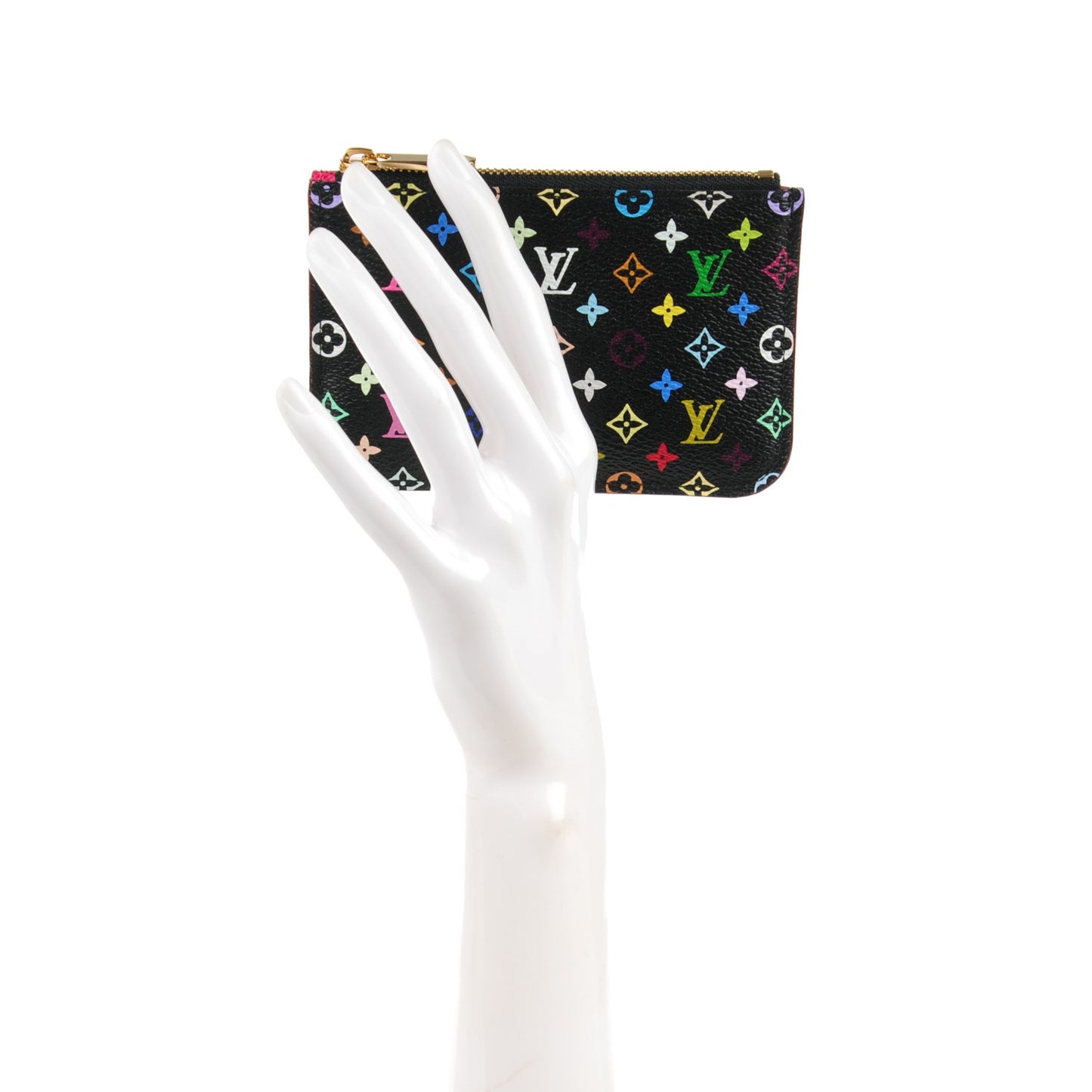 Monogram Multicolor Key Pouch Black Grenade