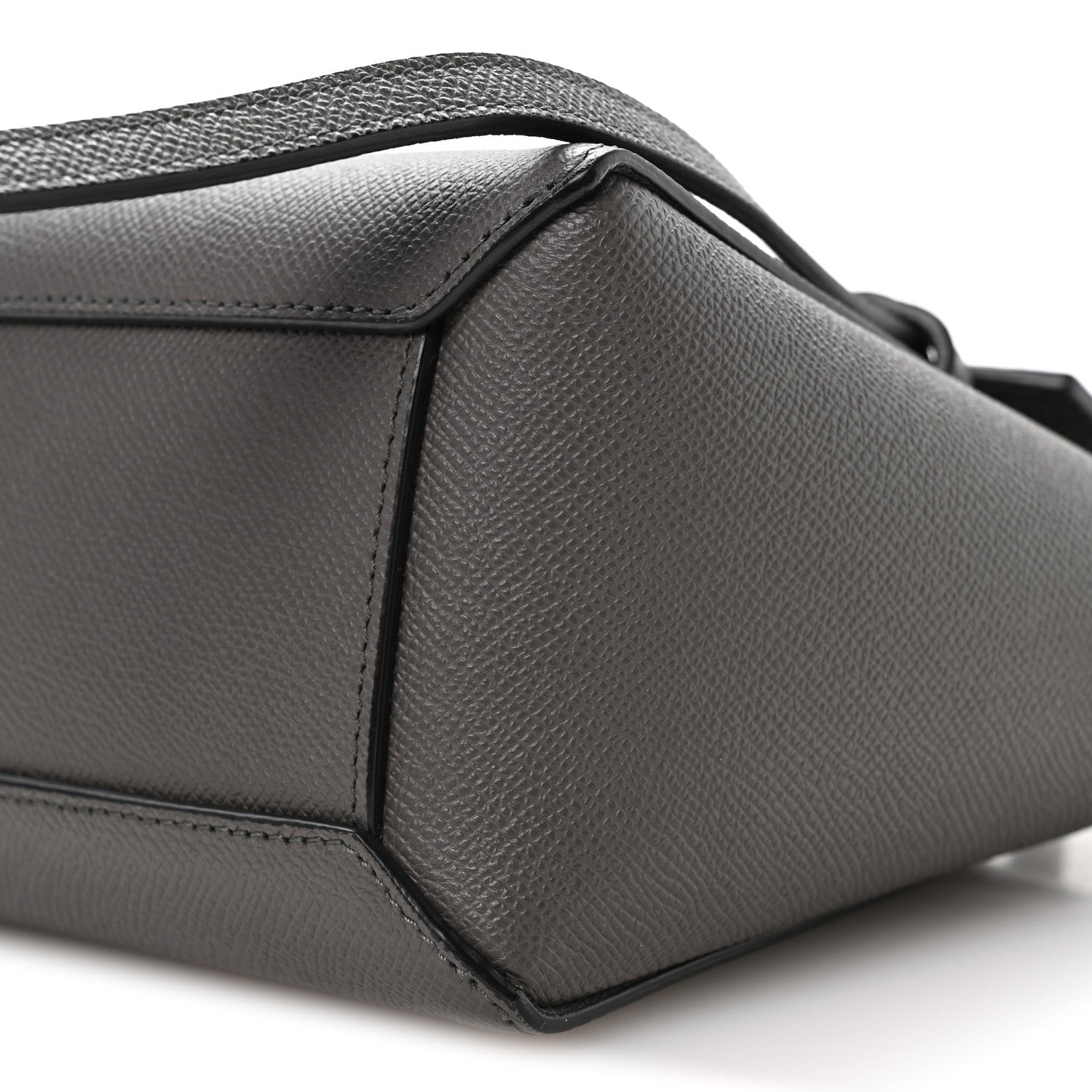 Celine Grained Calfskin Nano Belt Bag Grey 11 of 12