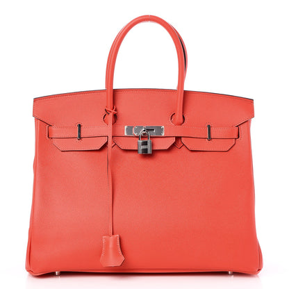 Hermes Epsom Birkin 35 Rose Jaipur 1 of 34