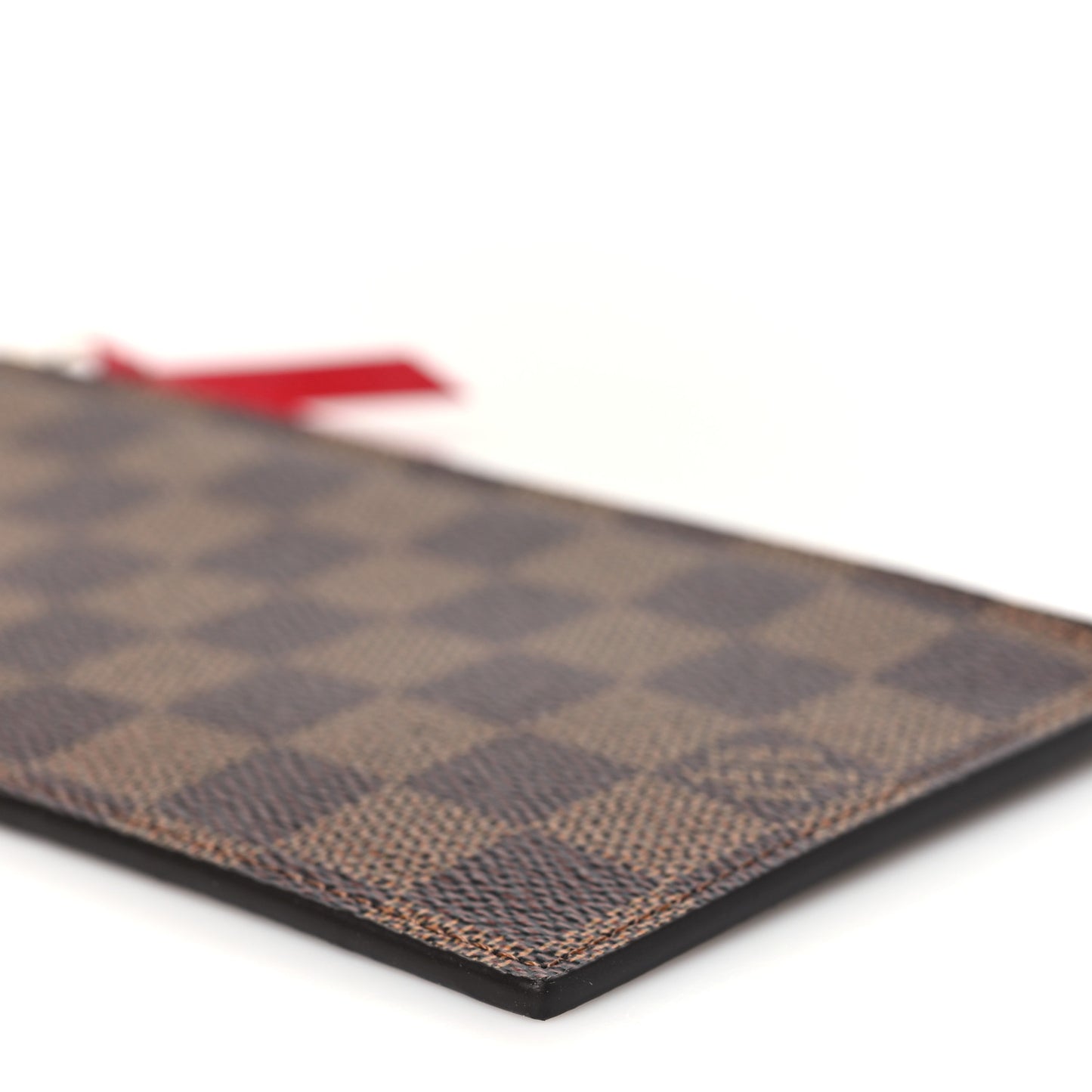 Damier Ebene Felicie Chain Wallet Zippered Insert