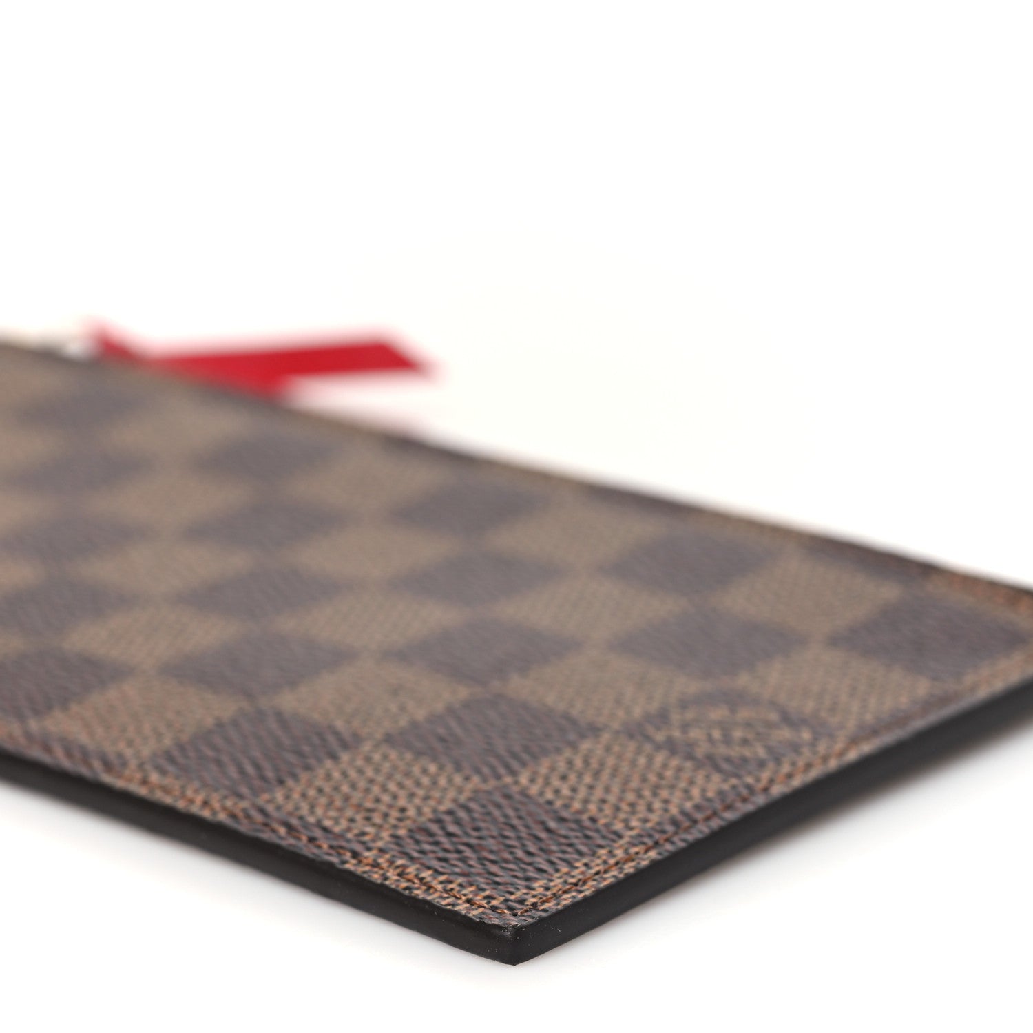 Louis Vuitton Damier Ebene Felicie Chain Wallet Zippered Insert 9 of 9