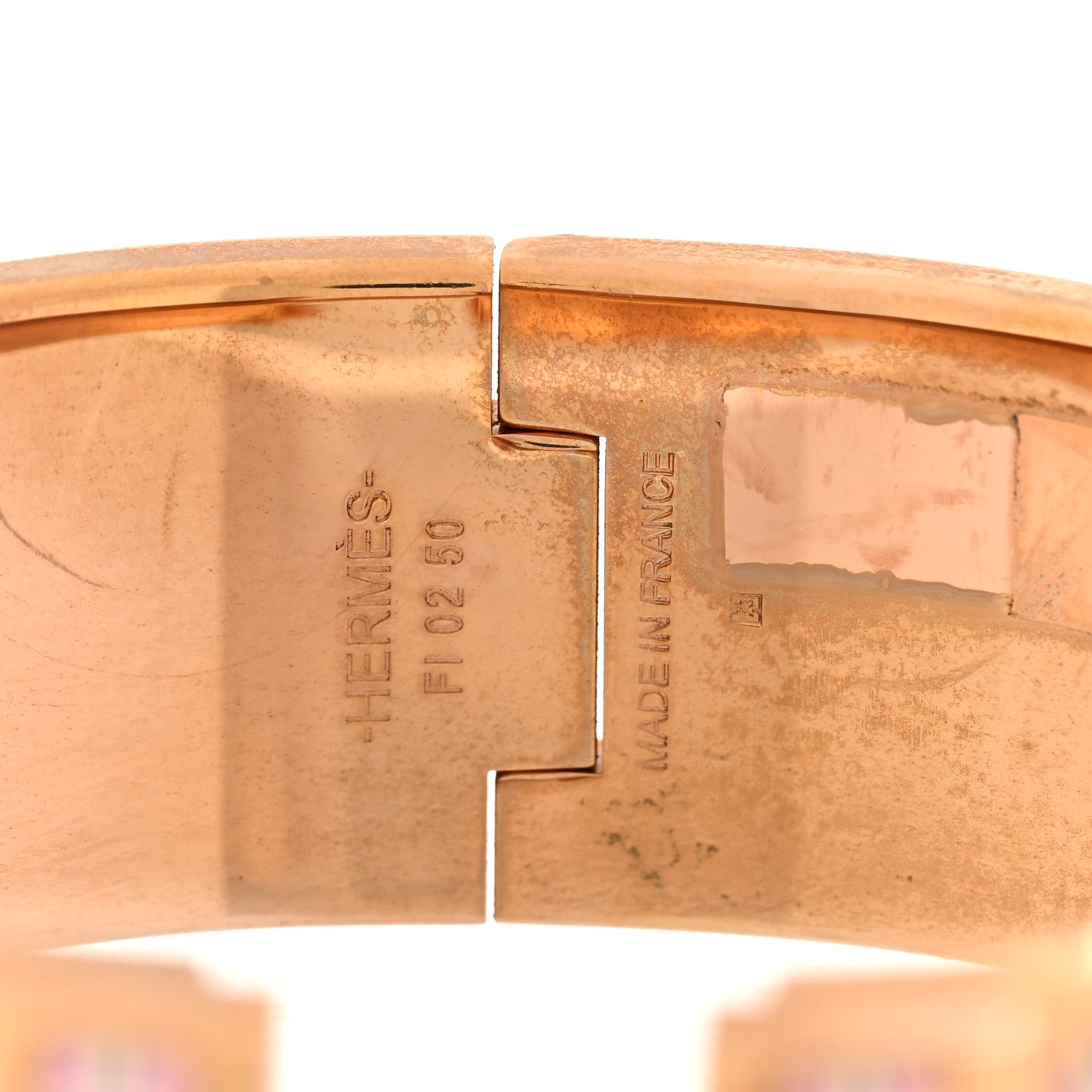 Hermes Enamel Printed Wide Couvertures et Tenues de Jour Clic Clac H Bracelet PM Color Patch 4 of 4