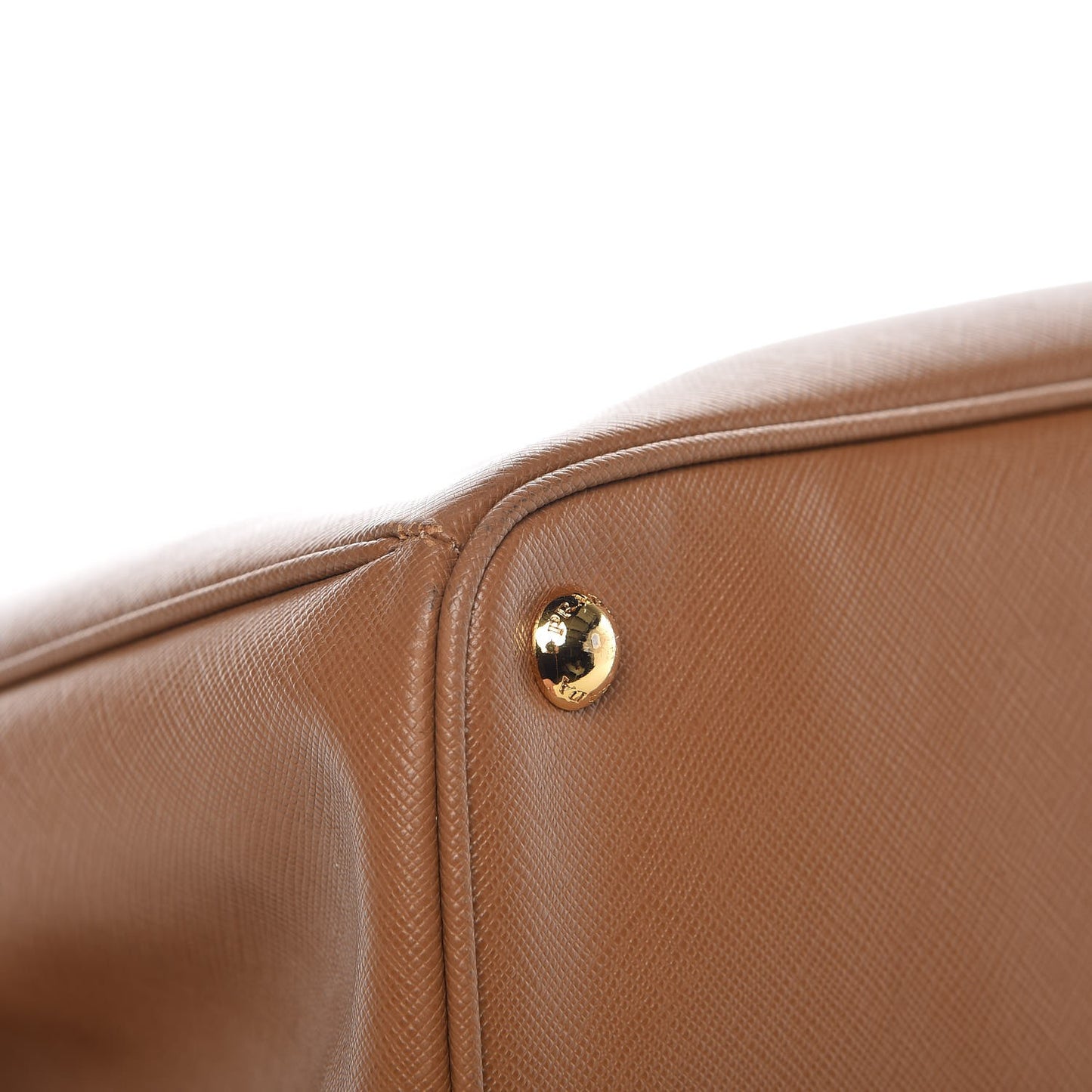 Saffiano Lux Large Tote Caramel