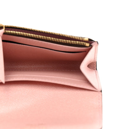 Louis Vuitton Damier Ebene Rosalie Coin Purse Rose Ballerine 6 of 7