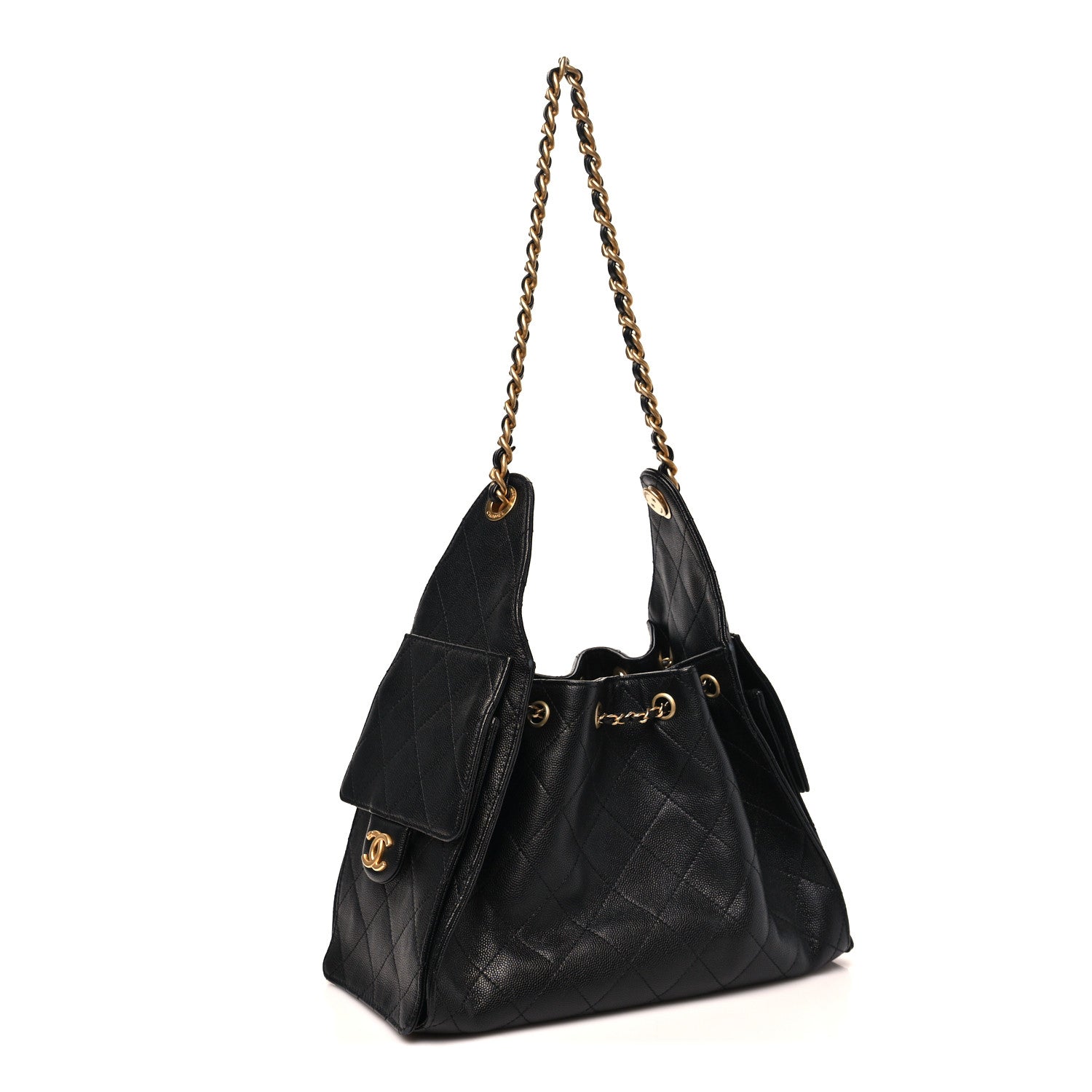 Chanel Caviar Quilted Small Chanel 25 Handbag Black 3 of 12