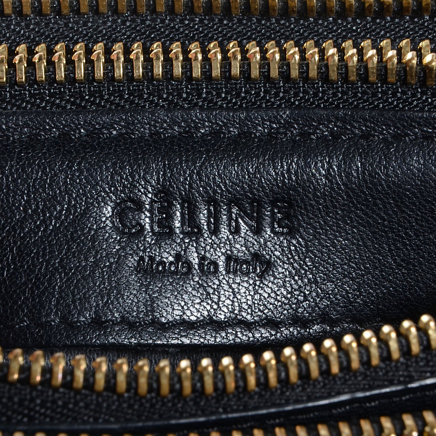 Celine Lambskin Small Trio Crossbody Bag Black 6 of 7