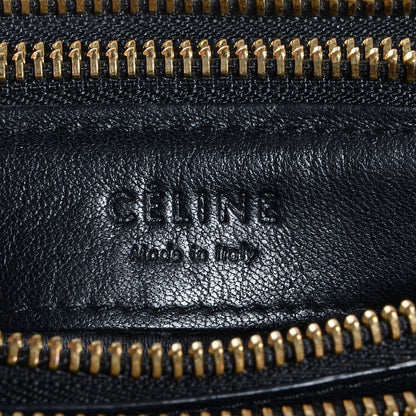 Celine Lambskin Small Trio Crossbody Bag Black 6 of 7