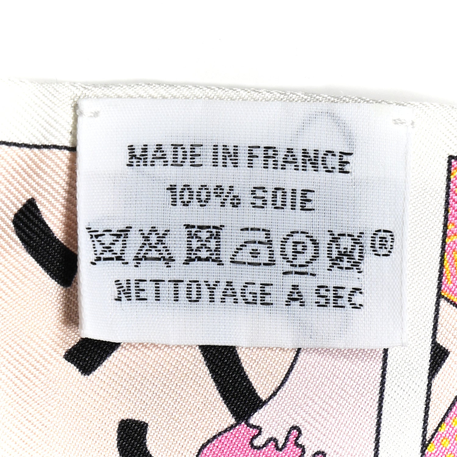 Hermes Silk Factory Suite Twilly Black Rose Jaune 4 of 4
