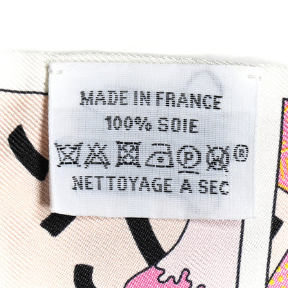 Hermes Silk Factory Suite Twilly Black Rose Jaune 4 of 4