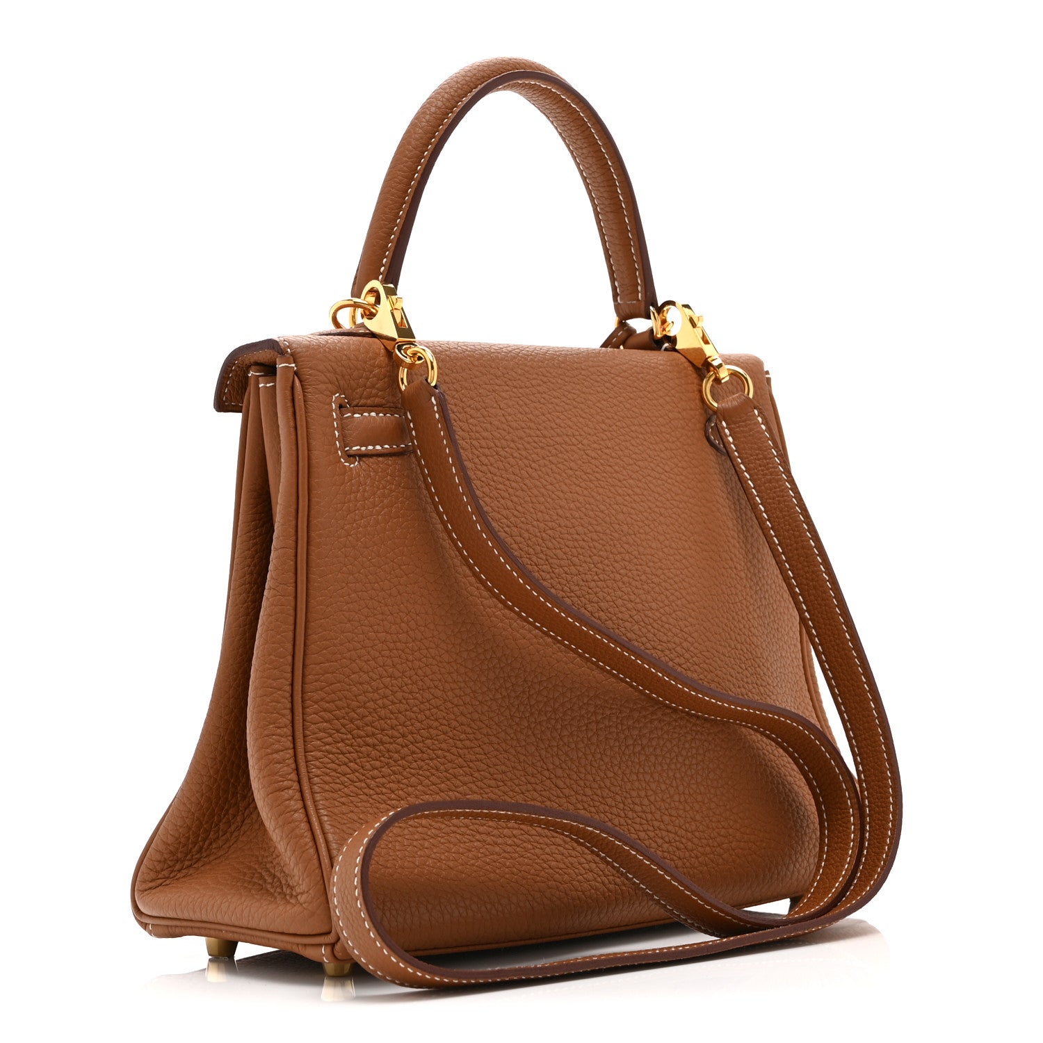 Hermes Togo Kelly Retourne 25 Gold 3 of 20