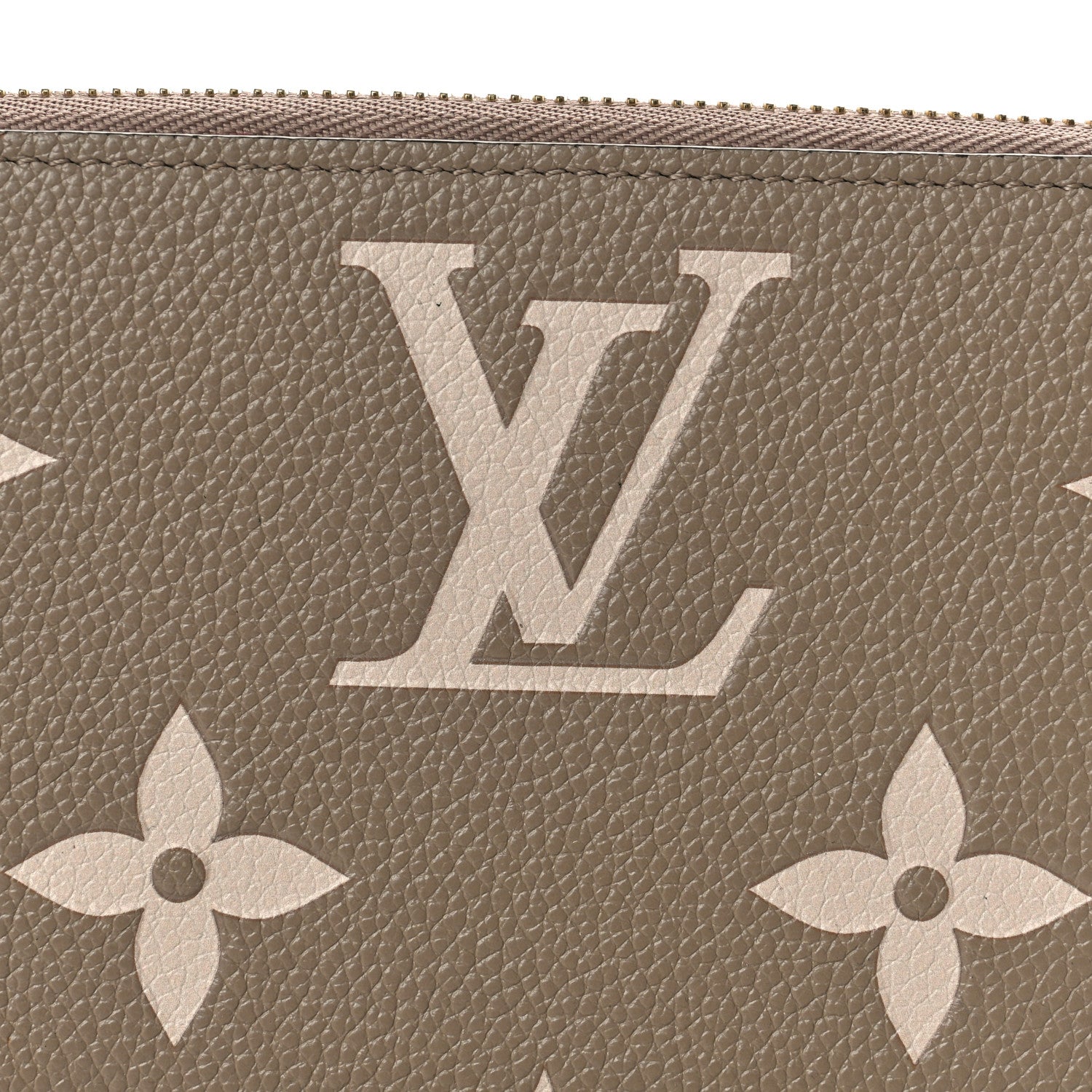 Louis Vuitton Empreinte Monogram Giant Zippy Wallet Tourterelle Creme 7 of 8