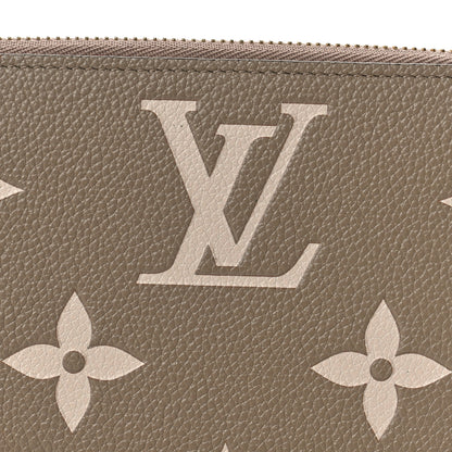 Louis Vuitton Empreinte Monogram Giant Zippy Wallet Tourterelle Creme 7 of 8