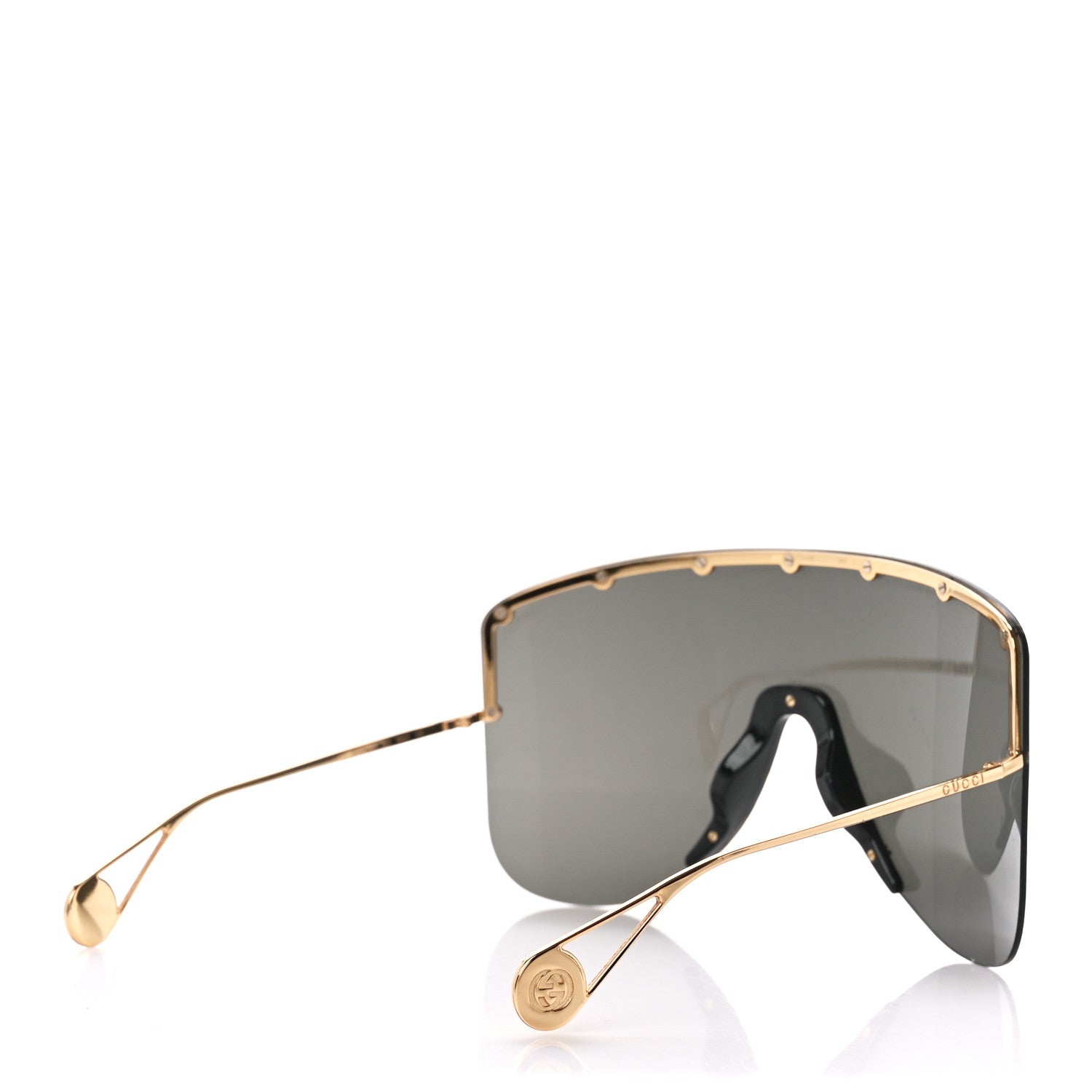 Gucci Acetate Oversized Aviator Star Sunglasses GG0541S Black 4 of 6