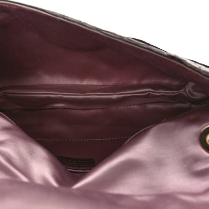 Gucci Velvet Monogram Crocodile Tom Ford Jeweled Dragon Shoulder Bag Purple Pink 5 of 9